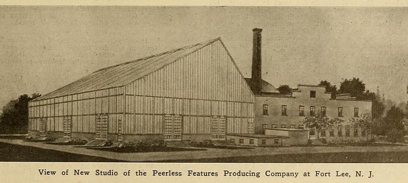 The exterior of the Peerless Studio.