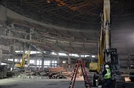 Demolition of Cobo Arena 