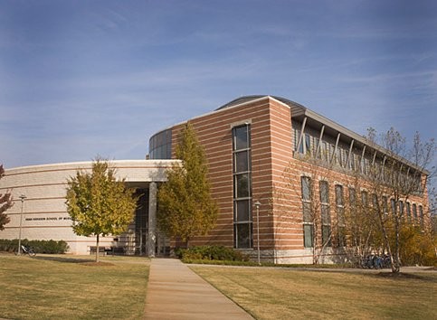 Hugh Hodgson School of Music main entrance, located in the visual and performing arts courtyard