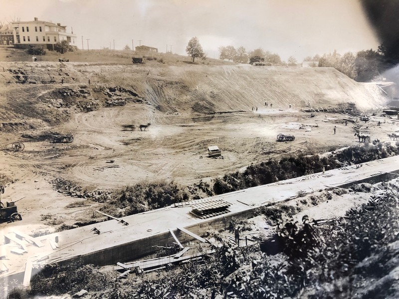 Sanford Stadium Construction