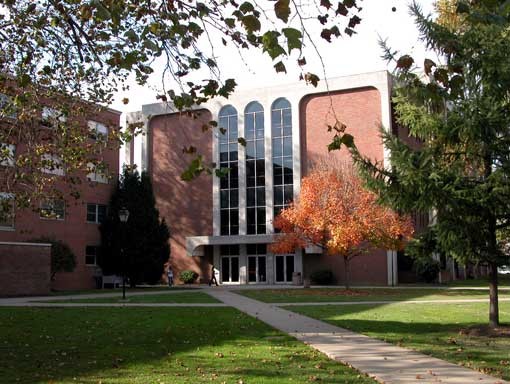 Harris Hall was built in 1975 and is home to many of Marshall's humanities programs. 