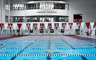 Gabrielsen Natatorium, home to UGA Swim&Dive in the Ramsey Center