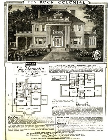 The floor plan of Flowerhill, via Sears and Roebuck. Circa 1920s.(https://i.pinimg.com/564x/a9/a9/bb/a9a9bb17c2b90813158c2538c0d6ef96.jpg)