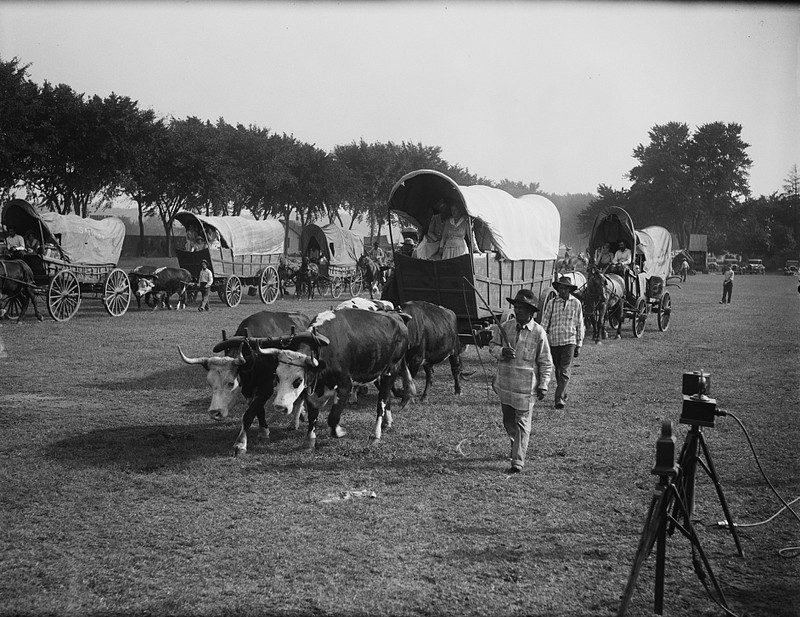 Rayburn, his wife and ten children and two other families brought 7 covered wagons over the National Road from Chillicothe, Ohio. A 1911 Champaign Daily Gazette article said, “The trip from Ohio was made in 10 days, the party arriving here on October 15, and enroute only sixty cents worth of bread was purchased, as the women made pancakes and biscuits.”