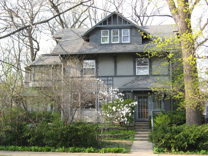 Dwight and Lucy Perkins' house, built 1904. The Perkins Family lived in the house for 81 years. 