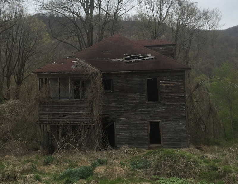 Eastern side of boarding house.