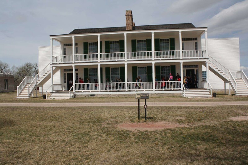 Established as a trading fort in 1834, this location later became home to one of the largest forts on the American frontier. 