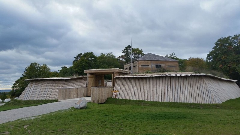 The restored copy of Fort Holmes after the original one has decayed