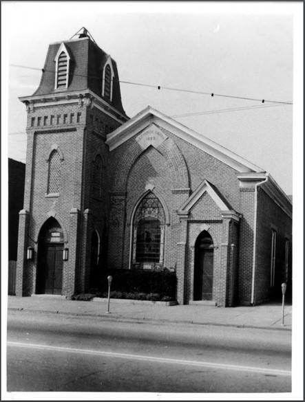 The church in 1974 