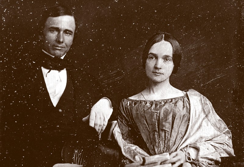 Mary Chesnut and her husband, Gen. James Chesnut Jr. on their wedding day in 1840.