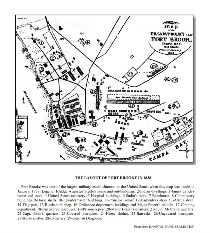 Fort Brooke Layout (1838)