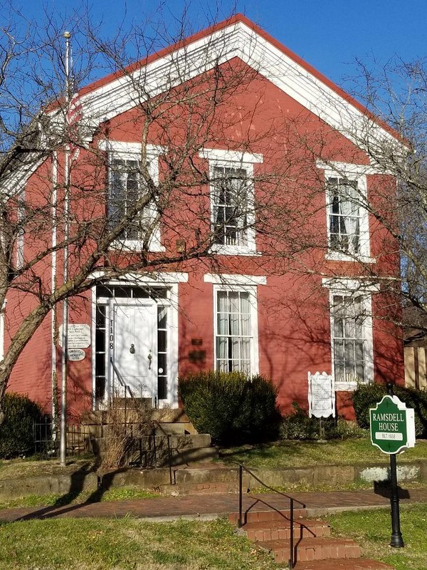 The Ramsdell House was built in 1858 and is perhaps the oldest surviving structure in Ceredo. 