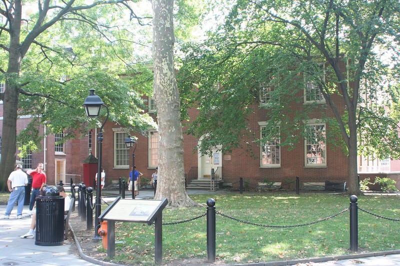 West side of the American Philosophical Society building in Philadelphia, PA