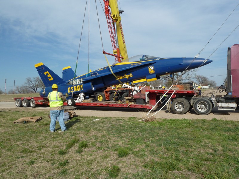 The Blue Jet arrives at FWAM 16 March 2013