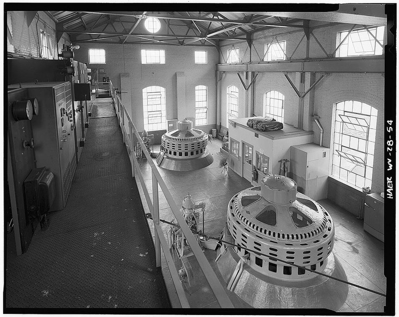 Inside the power plant, 1980