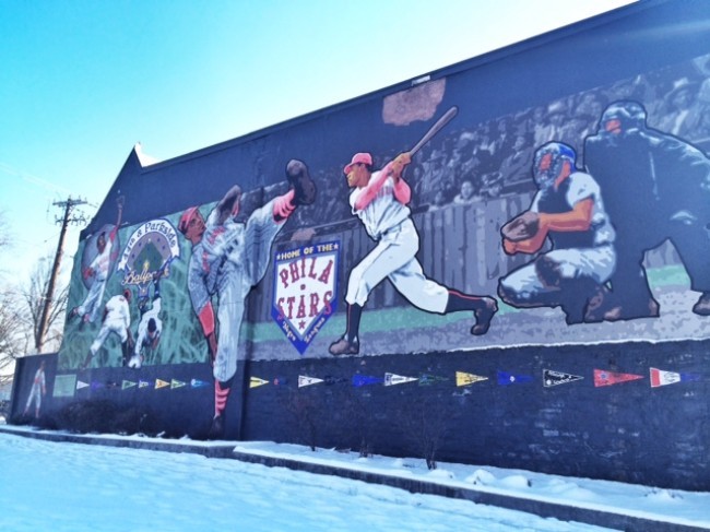 Philadelphia Stars Negro League Memorial Park Mural