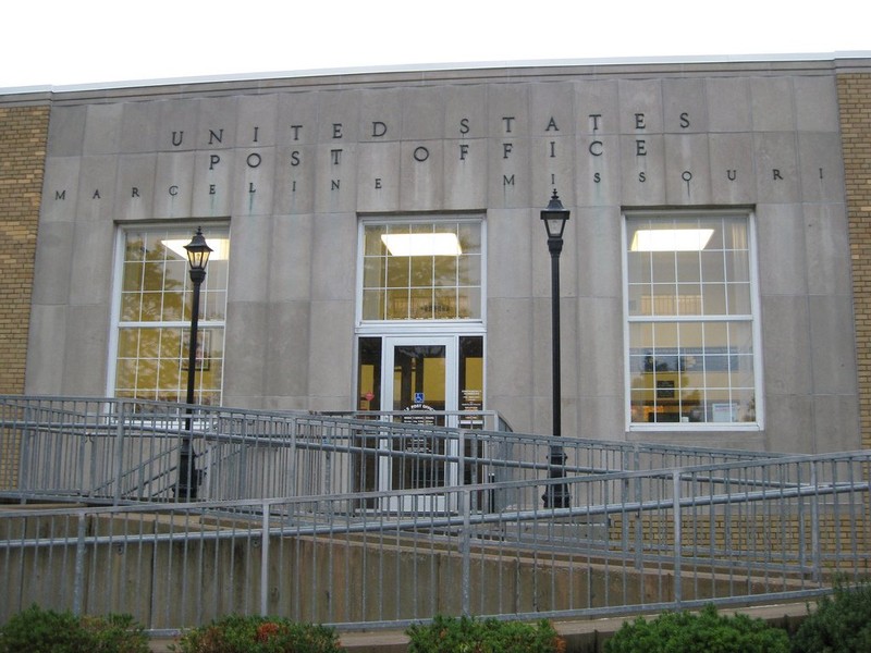 After Congress approved the designation of this federal building, Marceline's Post Office was renamed the Walt Disney Post Office on August 23, 2004.