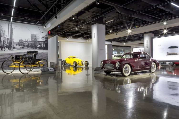 The museum features over 100 cars on display and houses many more in the Vault, a storage area in the basement, which visitors can tour.