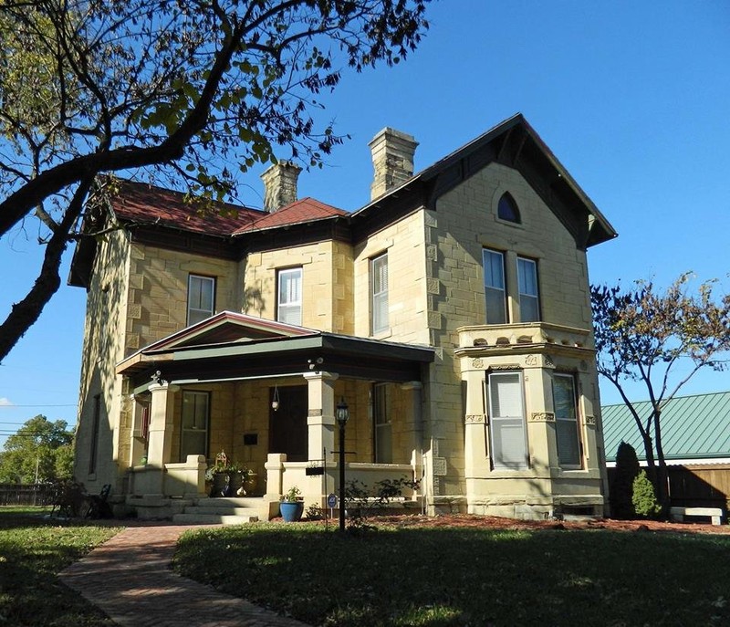 Sargent was known as "the man who built Topeka". He died at this house on March 16, 1916, age 66.
