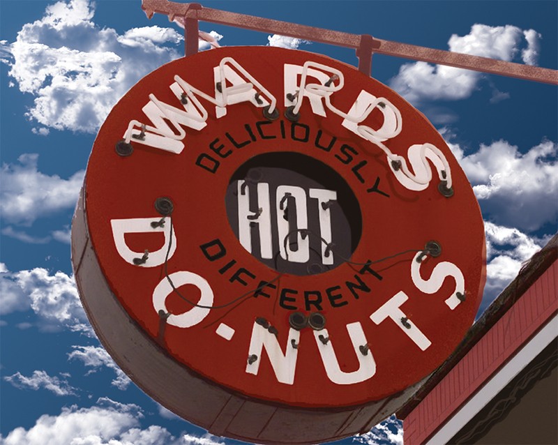 Ward's Do-Nuts sign 