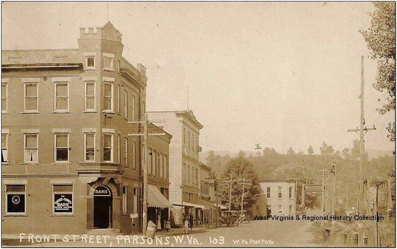 The Tucker County Bank in 1911