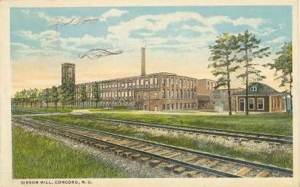 Postcard of Gibson Mills circa 1920
