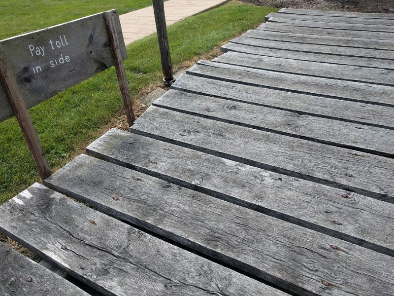 Businesses along the plank roads could act as toll houses, like many of the taverns along the Southwest branch through Lisle.