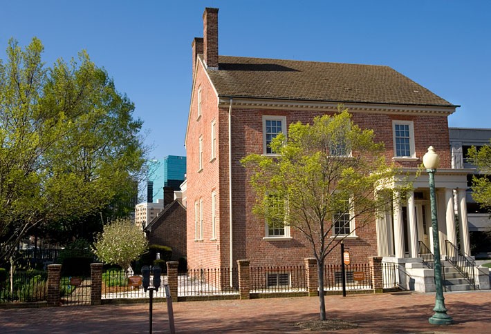 This historic house once served as the home of the Norfolk History Museum and is now administered by the Chrysler Museum of Art. 