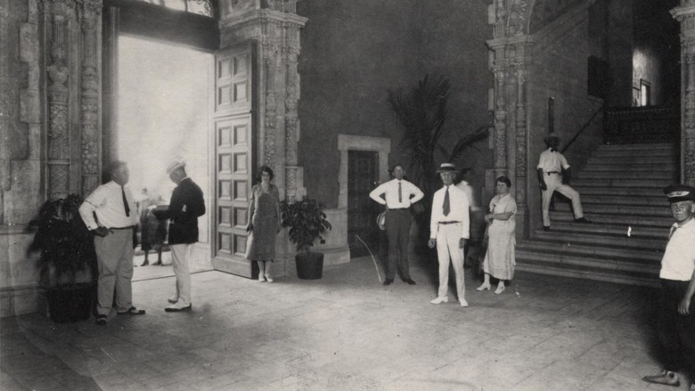 The expansive lobby of the Freedom Tower as seen in the 1920s