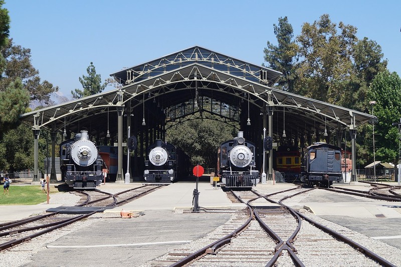 Travel Town Museum opened in 1952 and features numerous rolling stock in its collection.