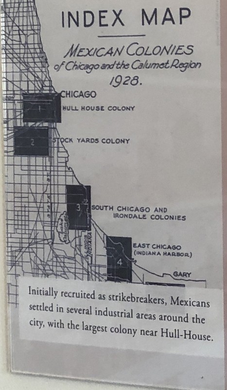 Mexican Settlement in Chicago in 1928. Photo taken from Jane Addams Hull House Museum. 
