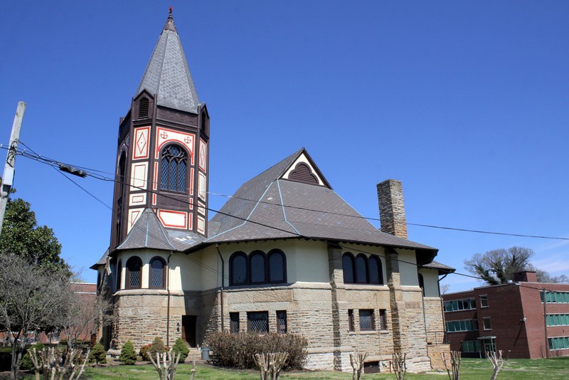 Fisk Chapel was completed in 1892 and restored for its centennial through a Congressional appropriation. 