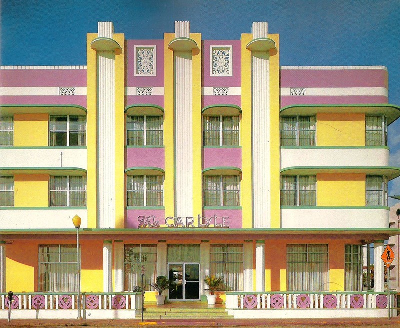 Pictured on cover of Tropical Deco: The Architecture and Design of Old Miami Beach by Laura Cerwinske, Random House Incorporated, 1981.