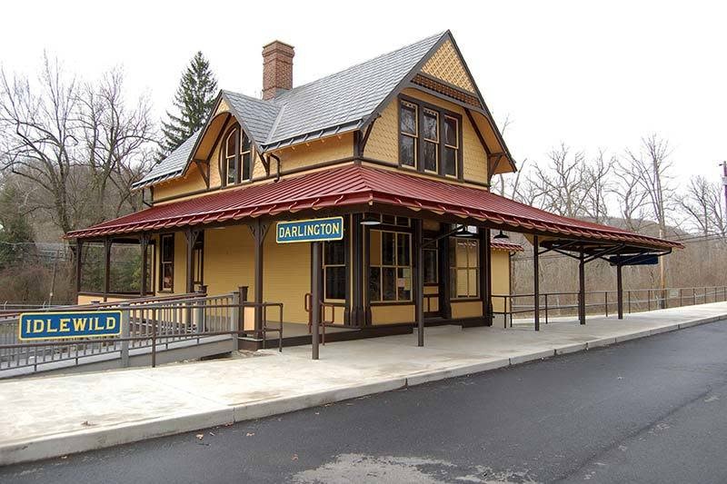 The Ligonier Valley Rail Road Museum is located in the restored Darlington Station, built around 1900.