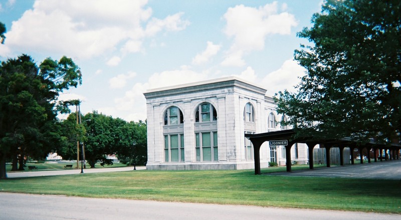 "The Liggie's" former Ligonier depot and headquarters, now used as offices by the local school district.