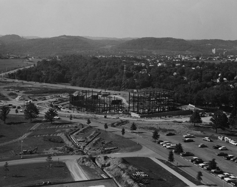 The Creative Arts Center under construction.