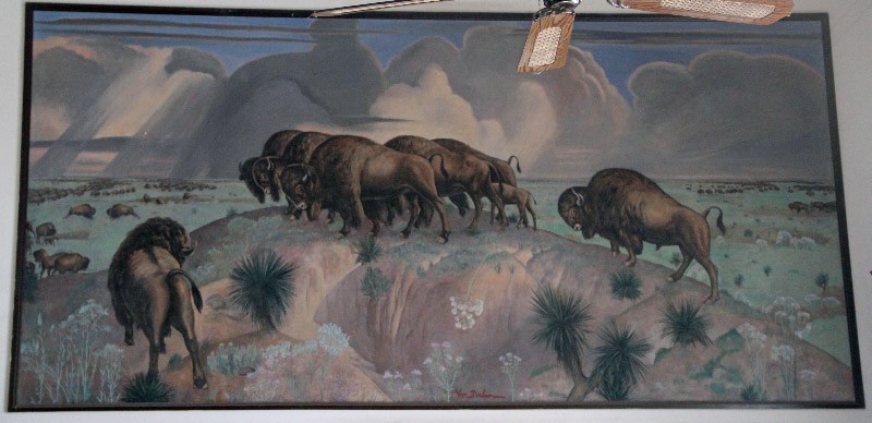 Photo of the mural painted by Van Soelen