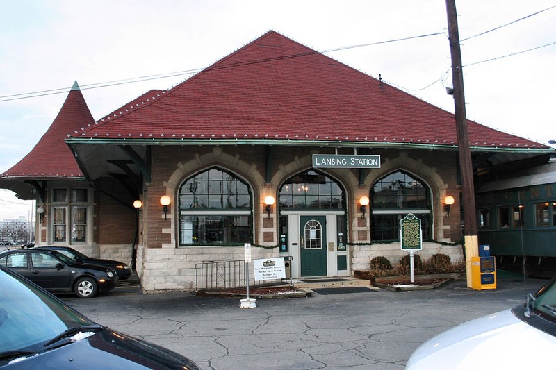 The Union Depot building was constructed in 1908. It became the home of the popular restaurant called Clara's Lansing Station from 1978-2016.