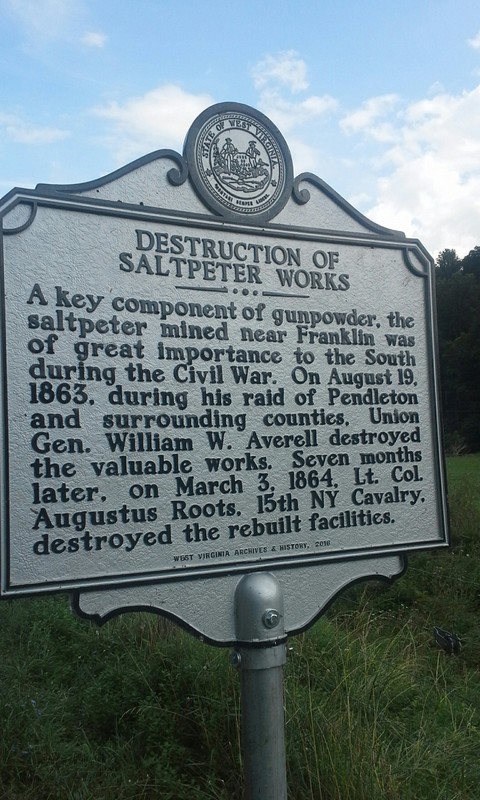 Destruction of Saltpeter Works Historical Marker