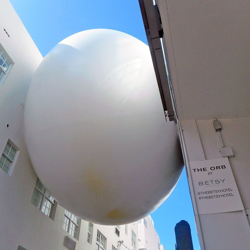 Four stories up in the air, The Orb conceals a passageway that connects the Betsy with the Carlton, 2017. Credit: Daniel Di Palma