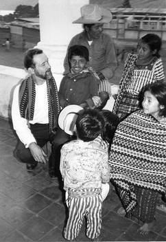Rother with the Guatemalan people