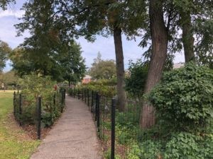 Inside the burial ground 