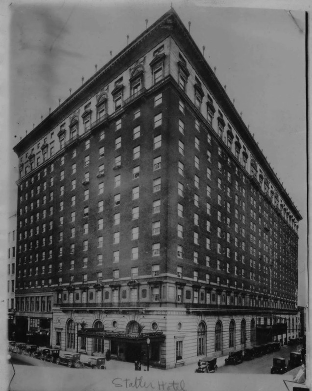 1912 Photo of the Hotel Statler from The Plain Dealer at cleveland.com