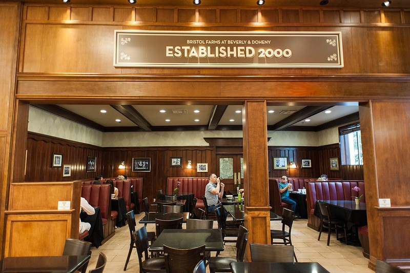 Chasen's dining room now operates as a cafe in Bristol Farms, where Chasen's chili is still available to customers