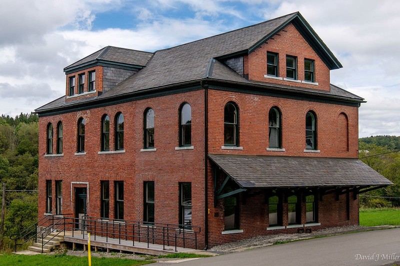 The administrative building in Thomas, WV