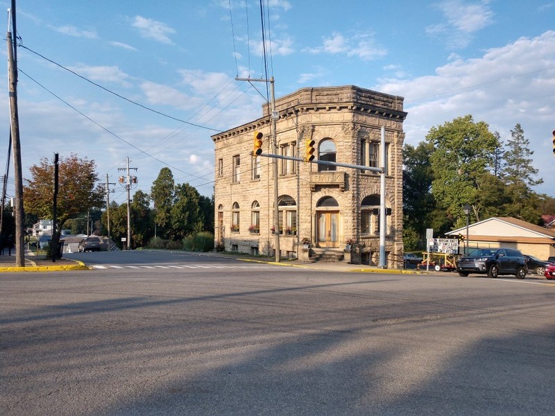 View from southwest to northeast