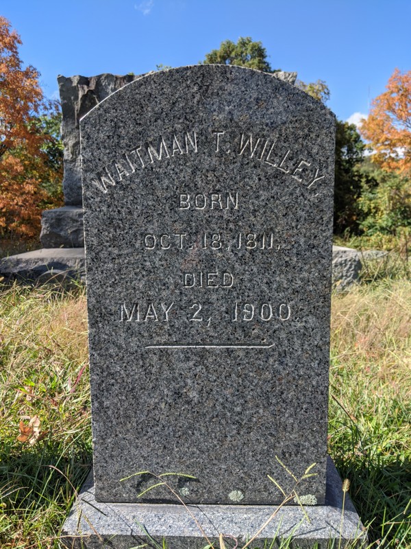 Willey's grave.