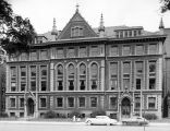 View of the front of the building.