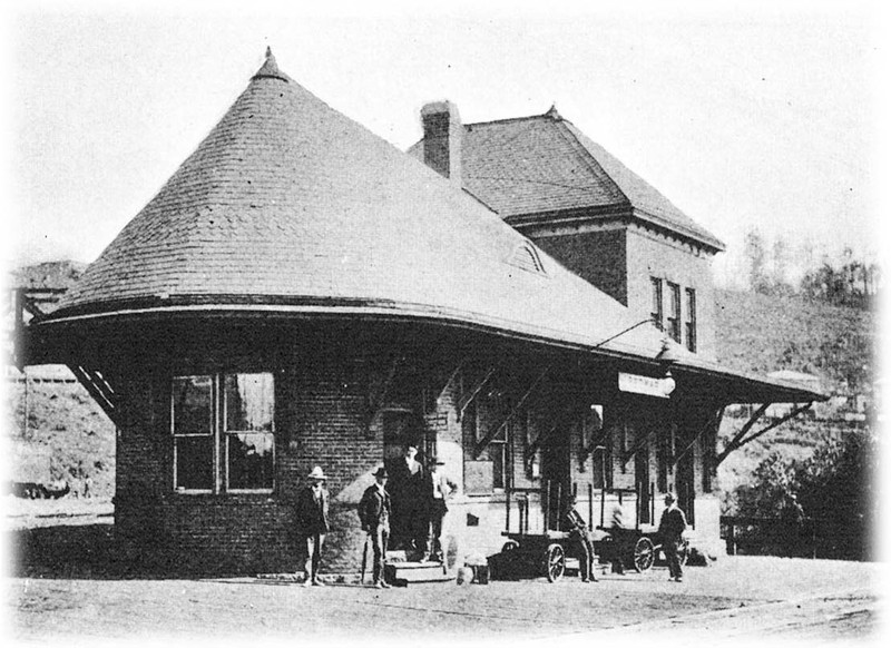 railroad station in Thomas