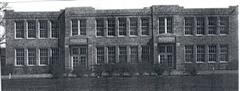 Rome Rural High School, built in 1925, demolished in 1968.